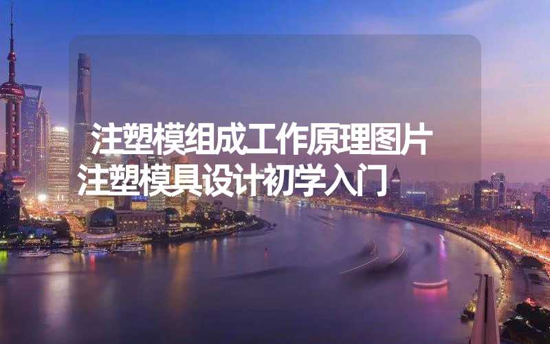 注塑模组成工作原理图片 注塑模具设计初学入门